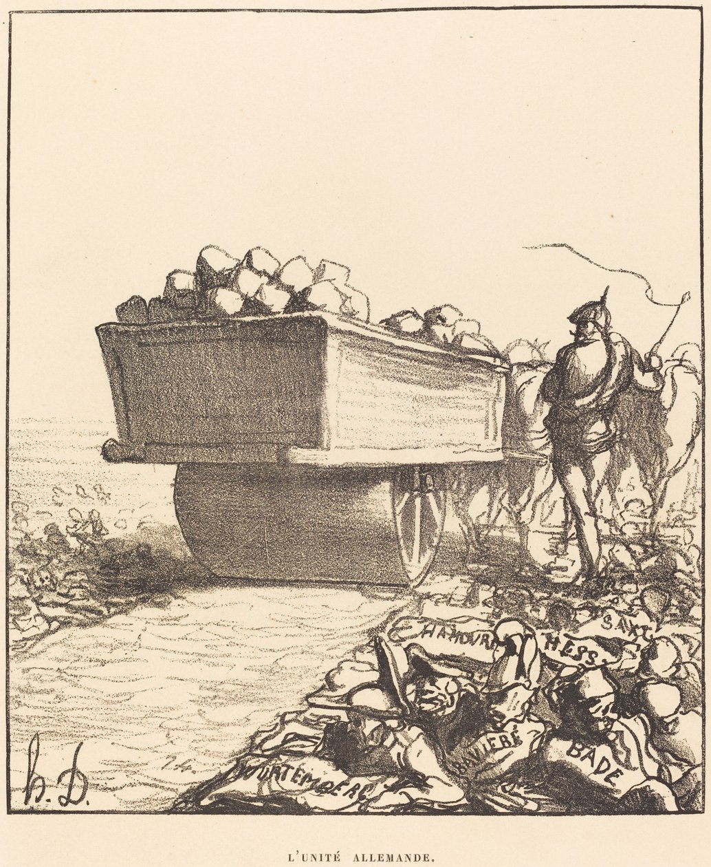 német egység alkotó: Honoré Daumier