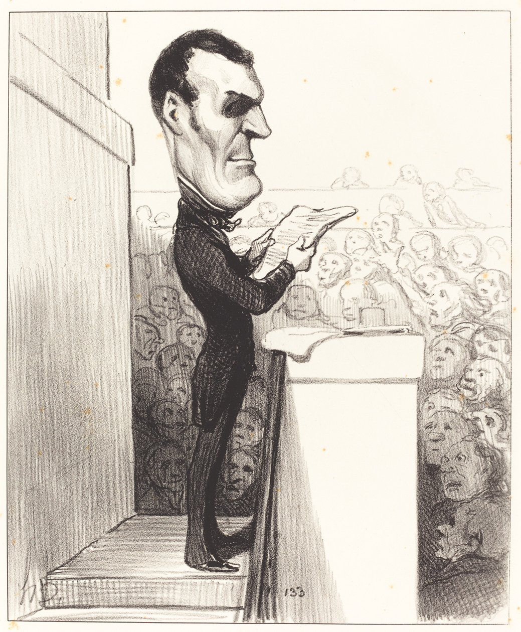 M.L.P.F. Esquirou de Parieu alkotó: Honoré Daumier