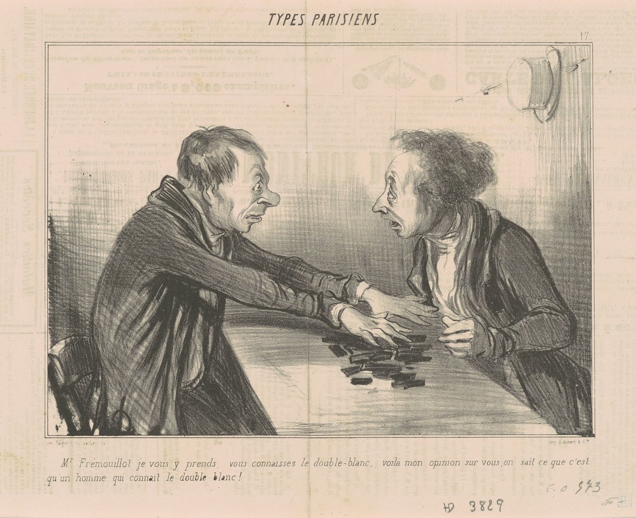 Mr. Frémouillot elviszem önt, tudja... alkotó: Honoré Daumier