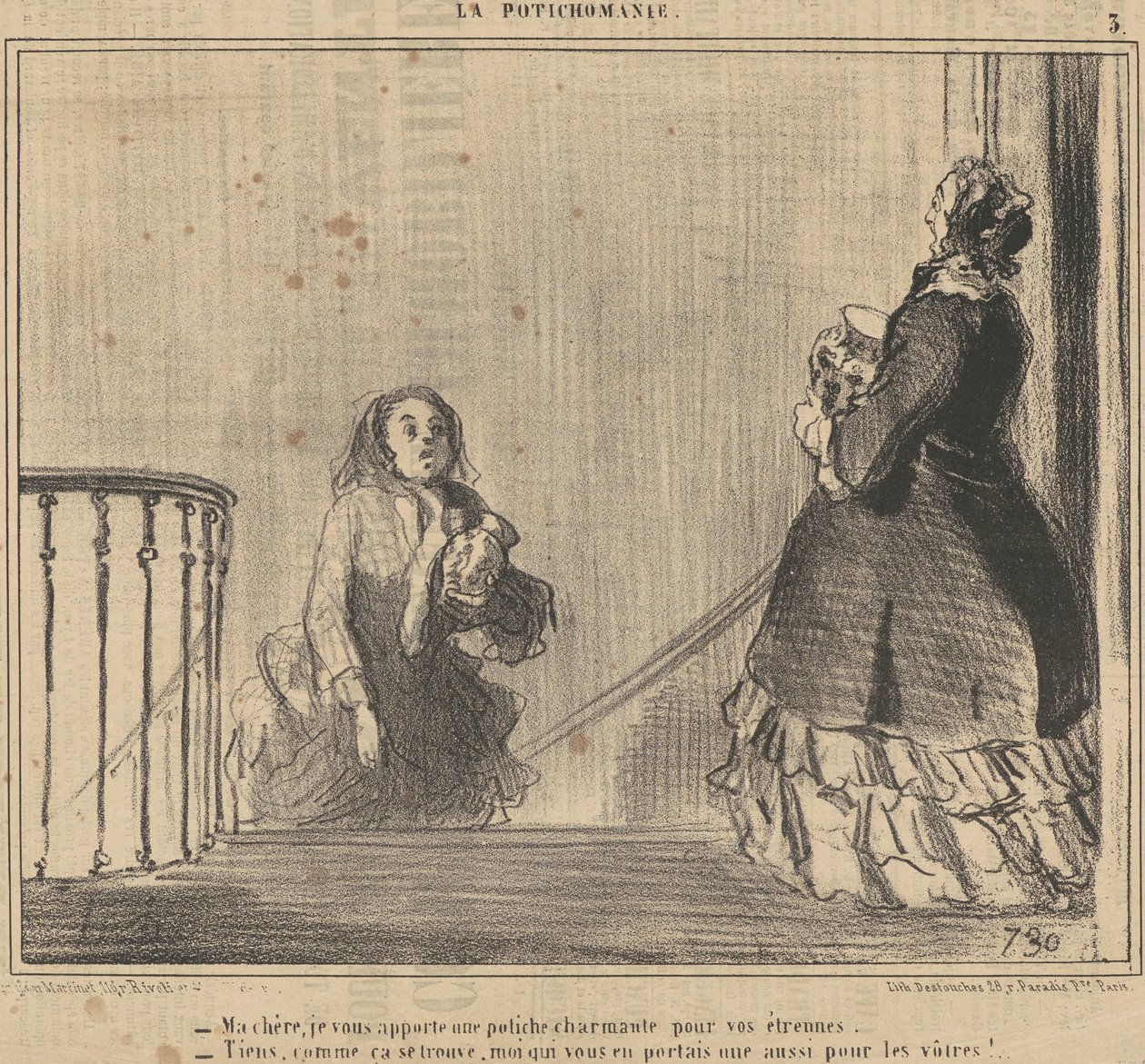 Kedvesem, hozok neked egy potit... alkotó: Honoré Daumier