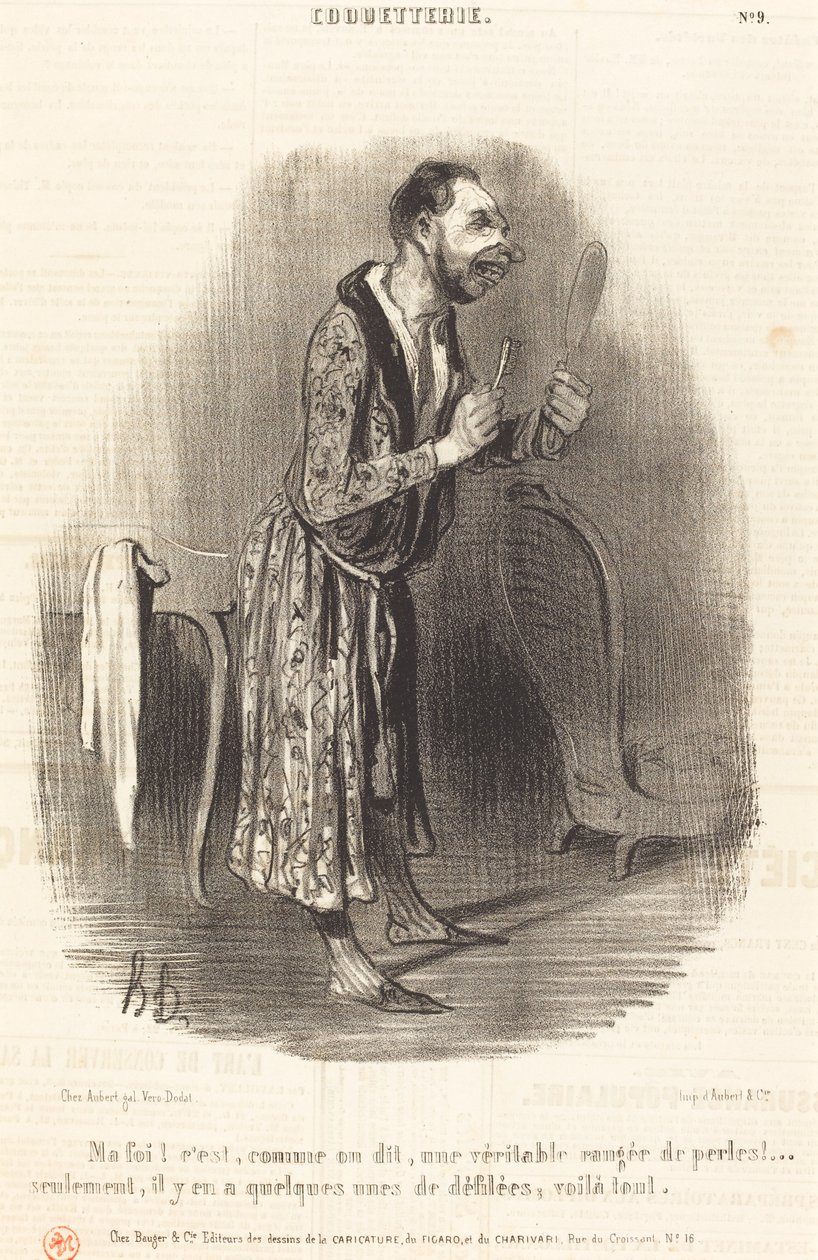 Hitem! mintha mondják... alkotó: Honoré Daumier