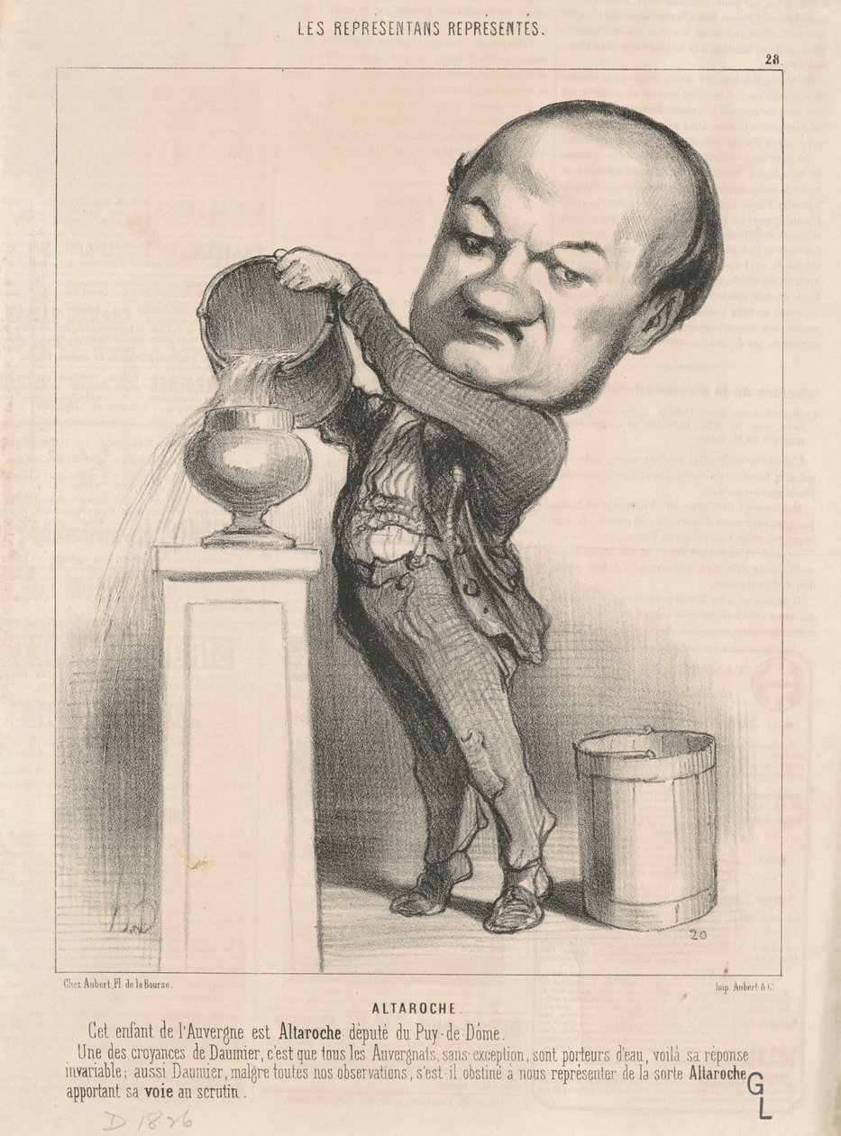 Marie-Michel Altaroche alkotó: Honoré Daumier