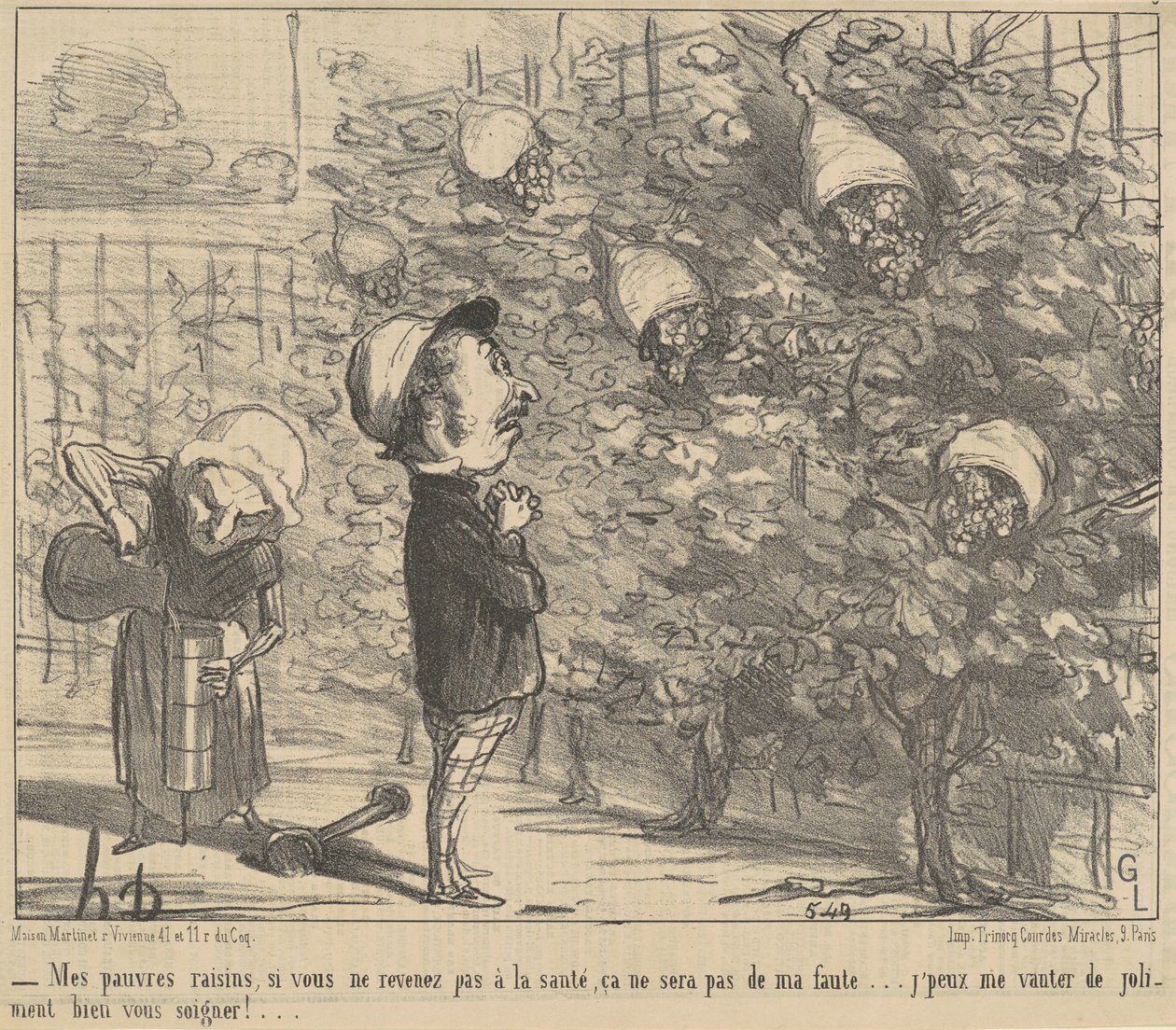 Rossz indokaim, ha nem térsz vissza az ugráshoz... alkotó: Honoré Daumier