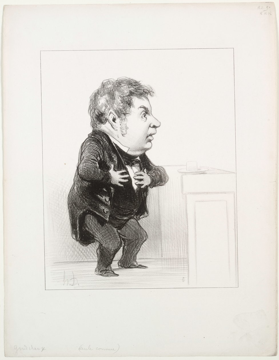 Michel Goudchaux, 1849. alkotó: Honoré Daumier