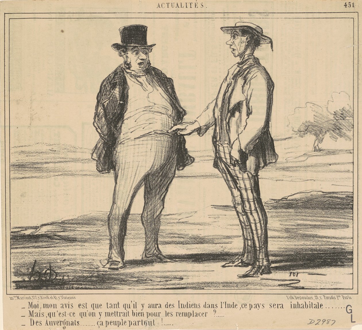 Hónap, az én véleményem... alkotó: Honoré Daumier