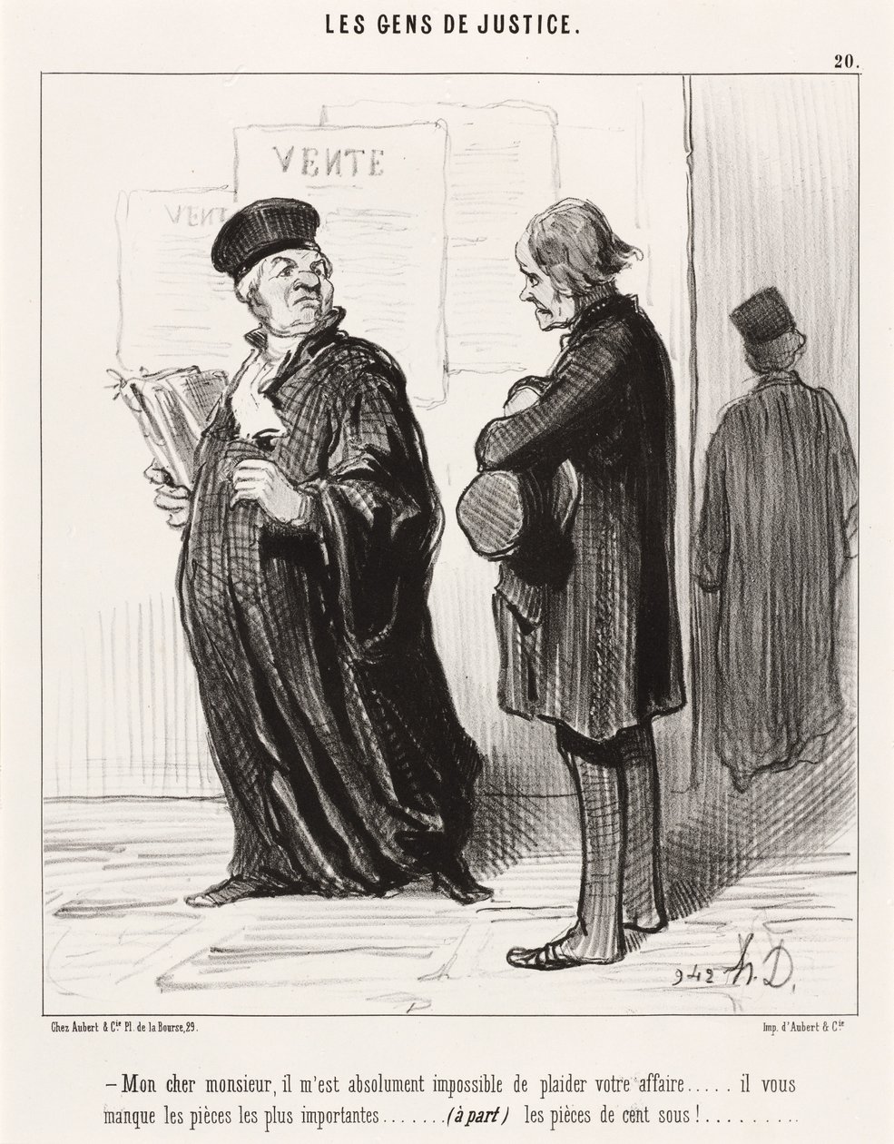 Kedves uram... lehetetlen hivatkozni az ügyére alkotó: Honoré Daumier