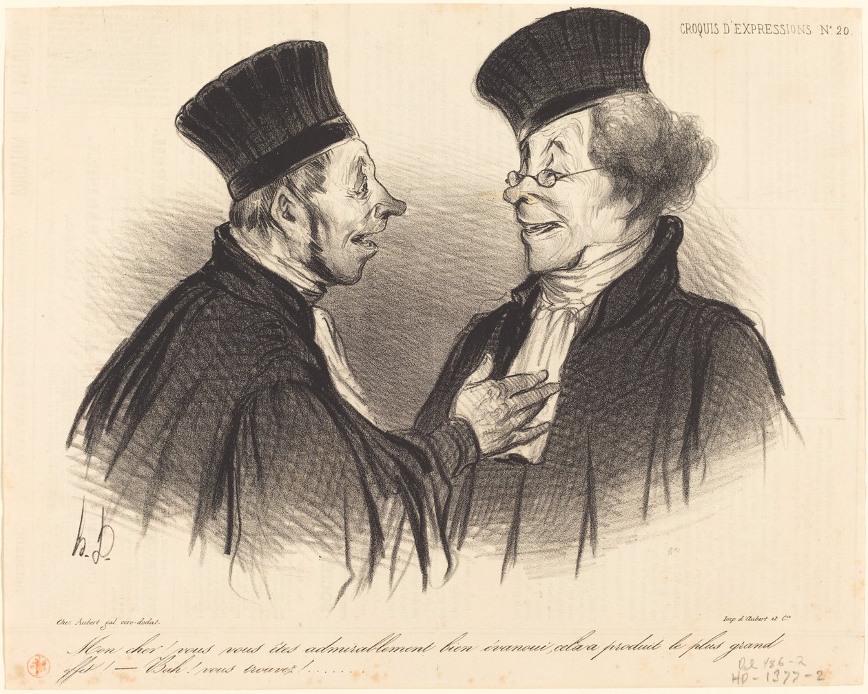 Kedvesem! csodálatosan... elájultál... alkotó: Honoré Daumier