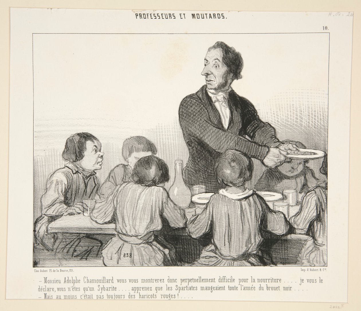 Monsieur Adolphe Chamouillard, ezért megmutatja magát. 10. a Tanárok és homárok között alkotó: Honoré Daumier