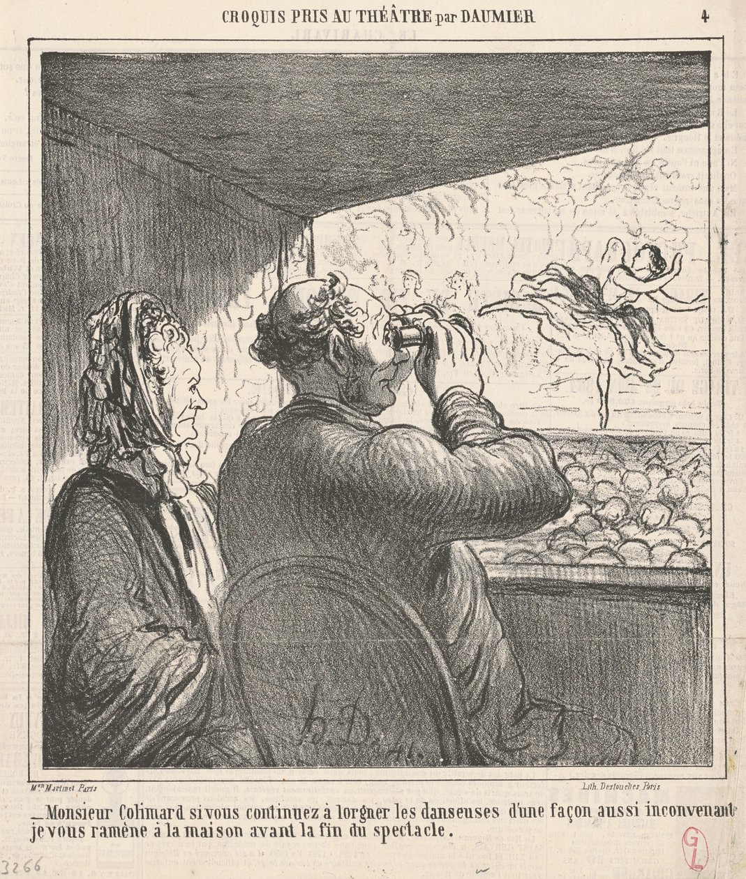 Mr. Colimard, ha folytatja... alkotó: Honoré Daumier