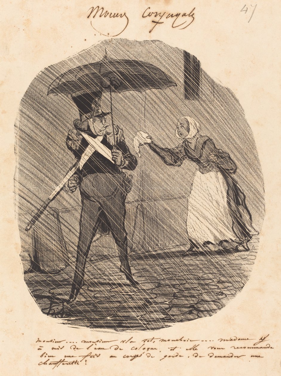 Uram... Uram, itt a zsebkendője alkotó: Honoré Daumier