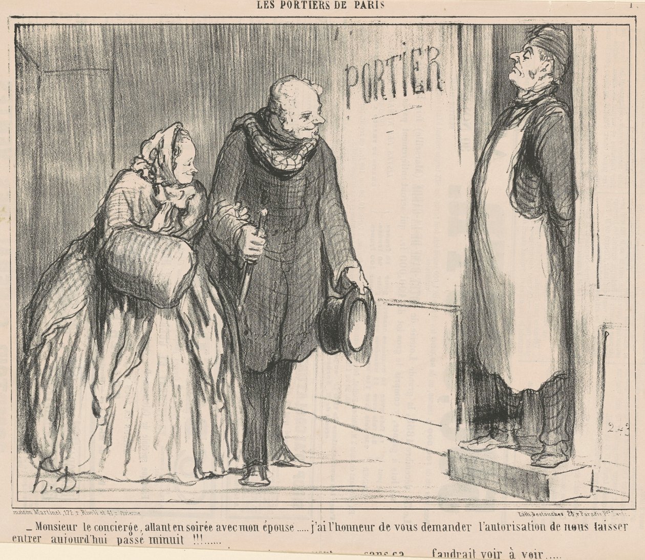 Portás úr, este megy alkotó: Honoré Daumier