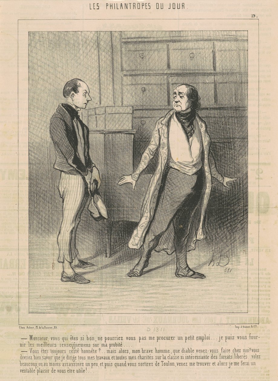 Uram, te olyan jó vagy... alkotó: Honoré Daumier
