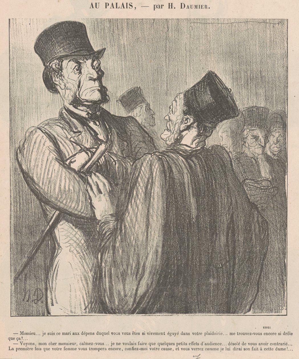 Mossieu... Én vagyok az a férj, akinek a költségén alkotó: Honoré Daumier