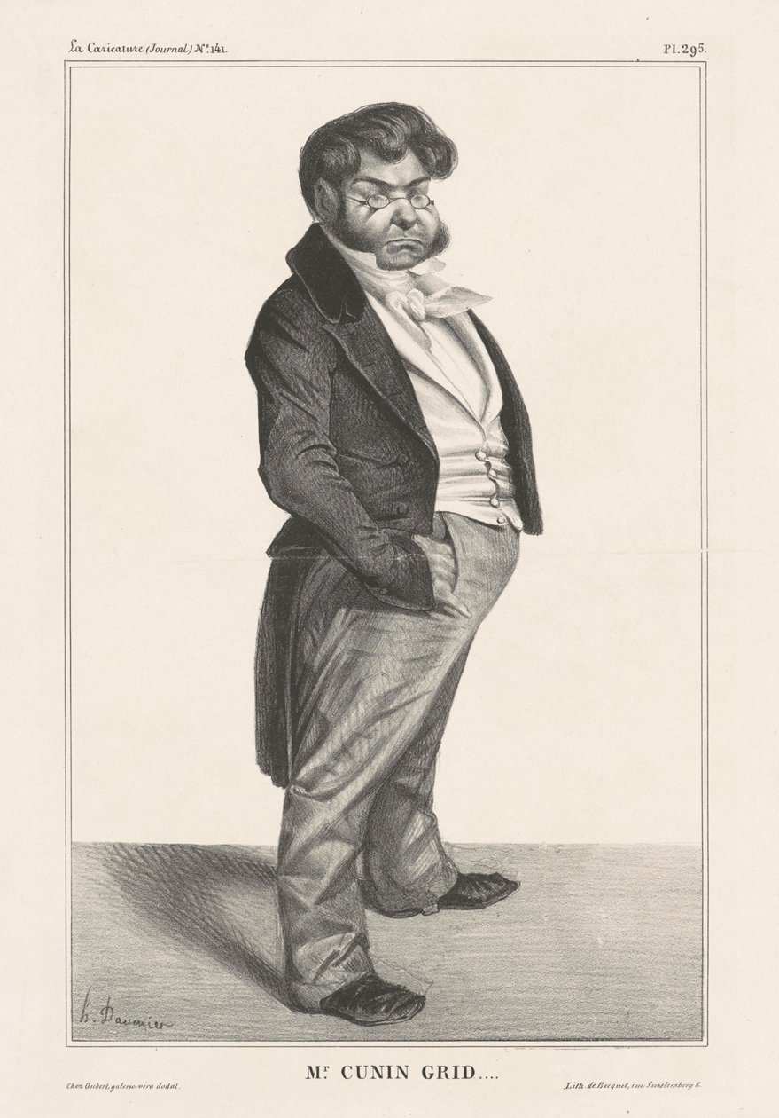 Meghal. Szunyin rács... (Szunin-Garidin) alkotó: Honoré Daumier