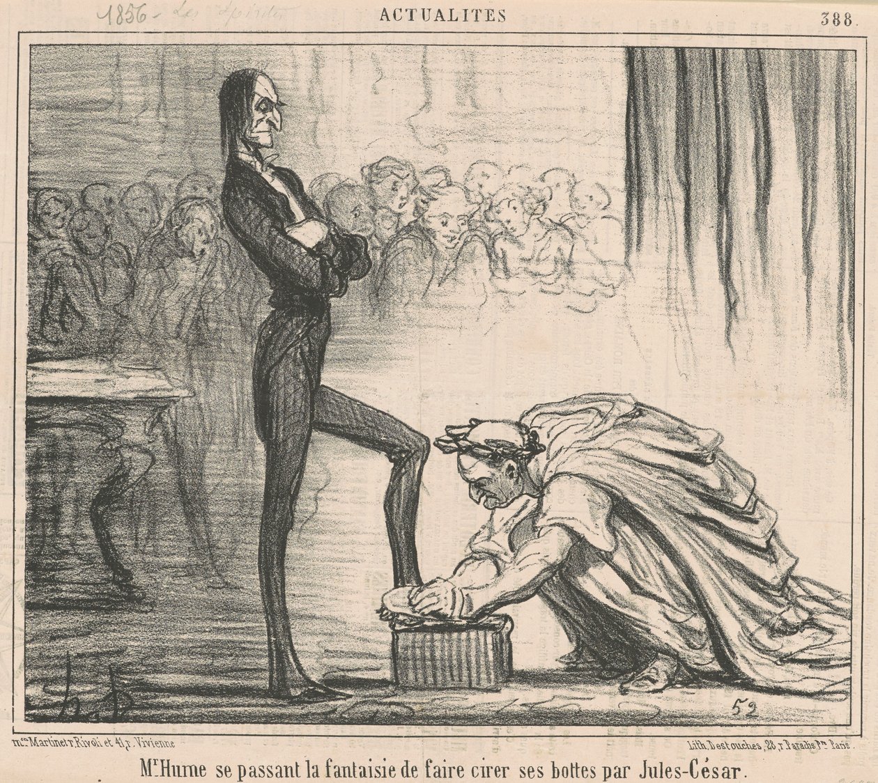 Mr. Hume úgy tesz, mintha... alkotó: Honoré Daumier