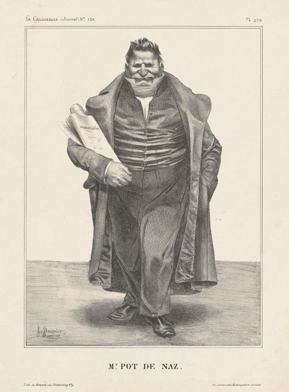 Pot de Noz úr. alkotó: Honoré Daumier