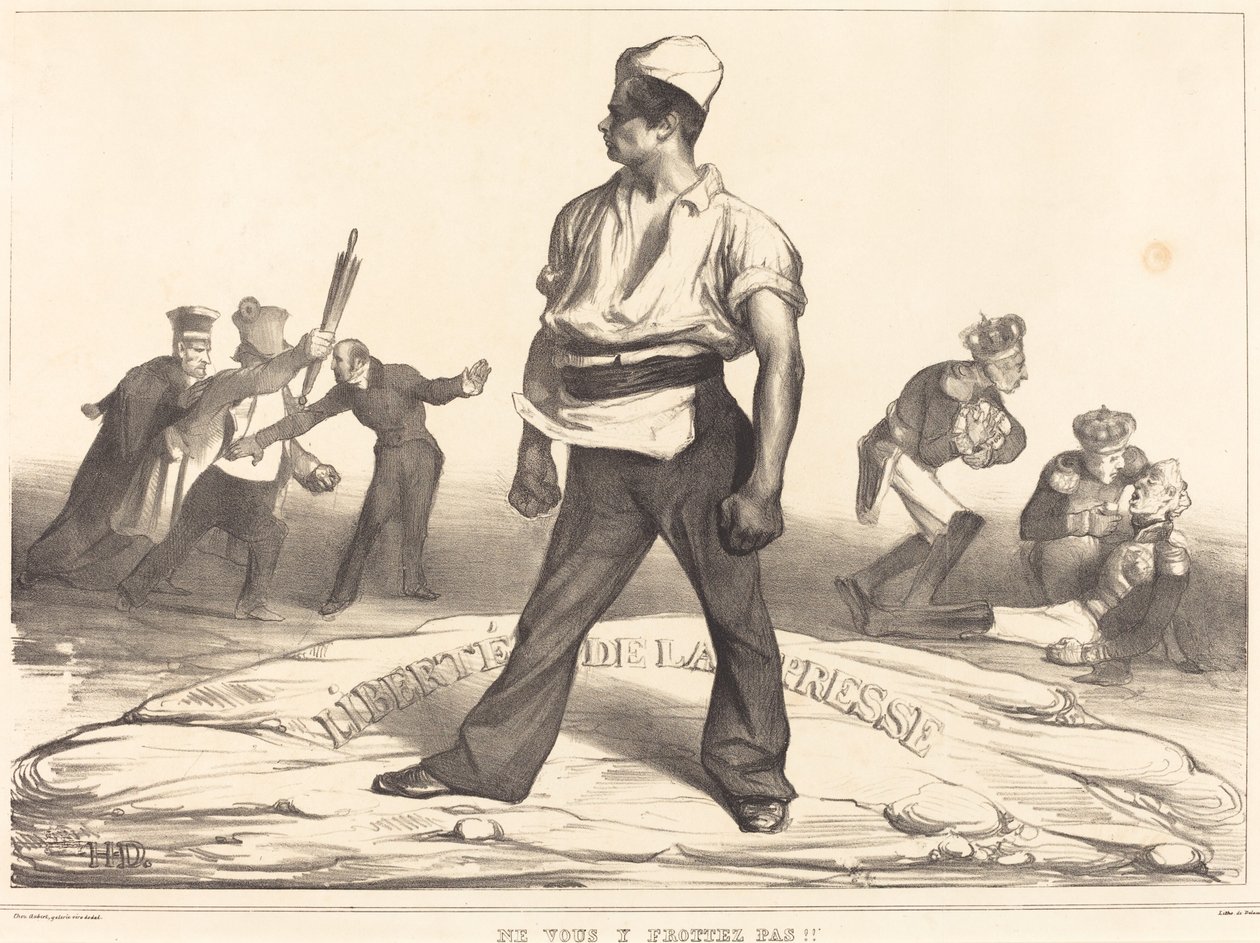 Ne foglalkozz vele!! alkotó: Honoré Daumier