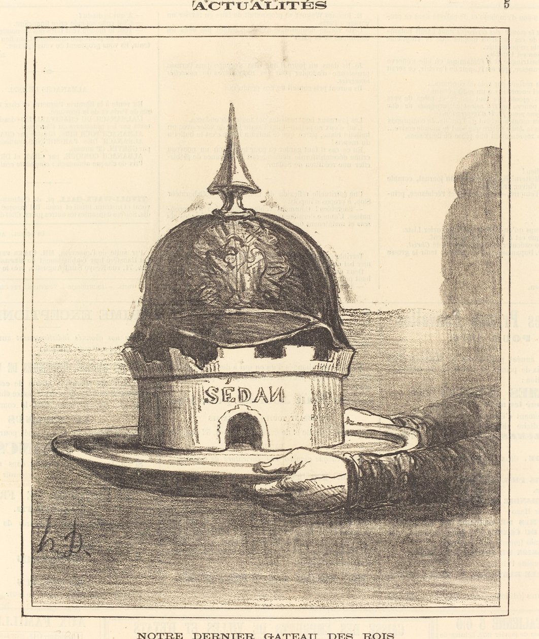 Az utolsó király tortánk alkotó: Honoré Daumier