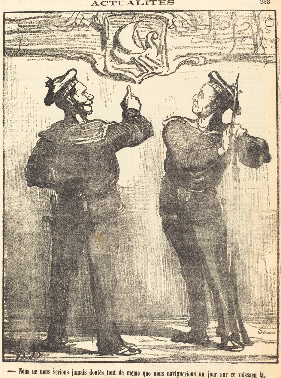 Soha nem gondoltuk volna... alkotó: Honoré Daumier