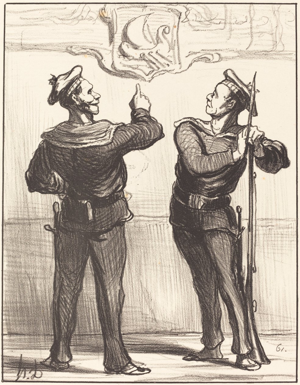 Soha nem gondoltuk volna... alkotó: Honoré Daumier