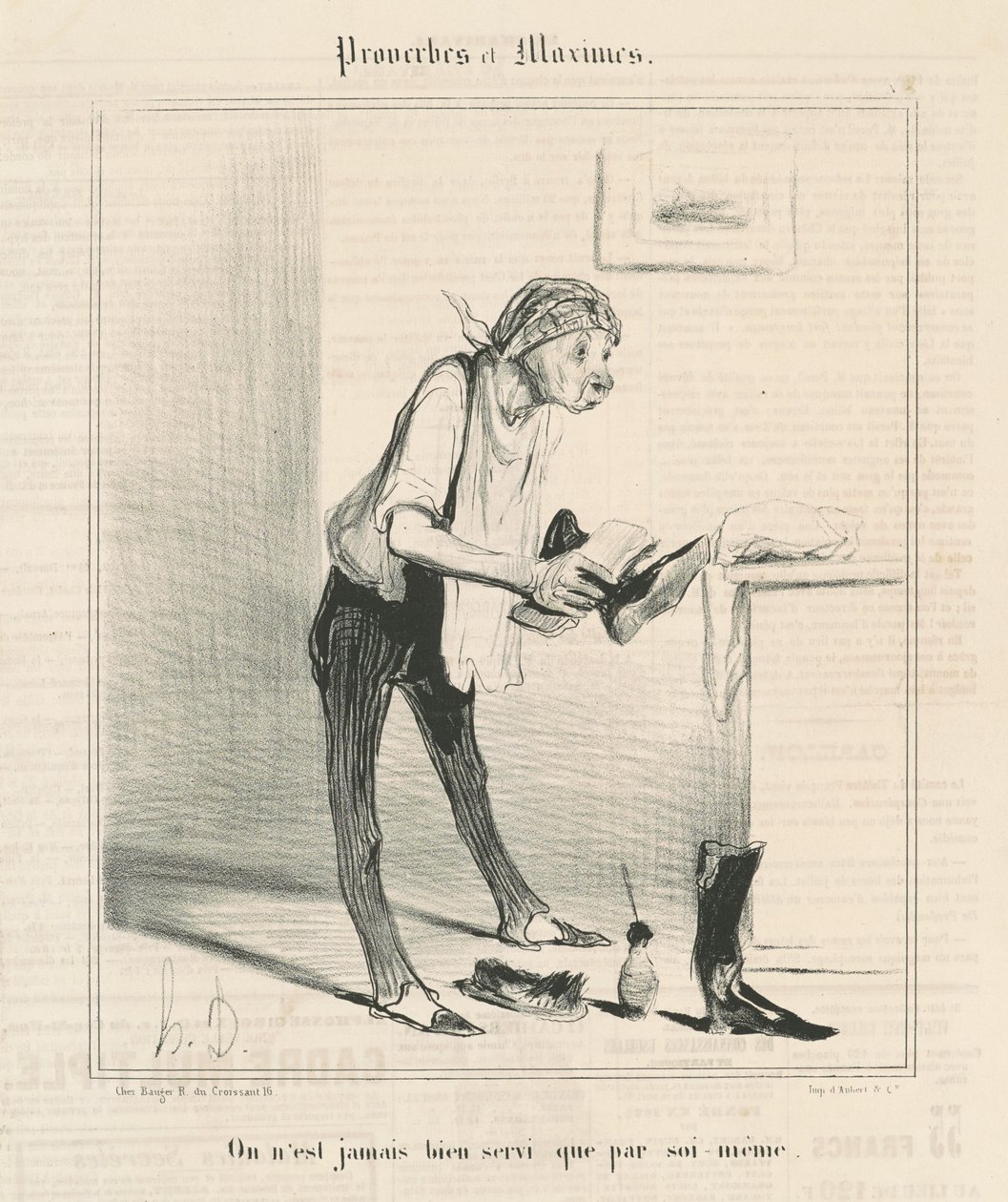 Soha nem szolgálunk jól, csak mi magunk alkotó: Honoré Daumier