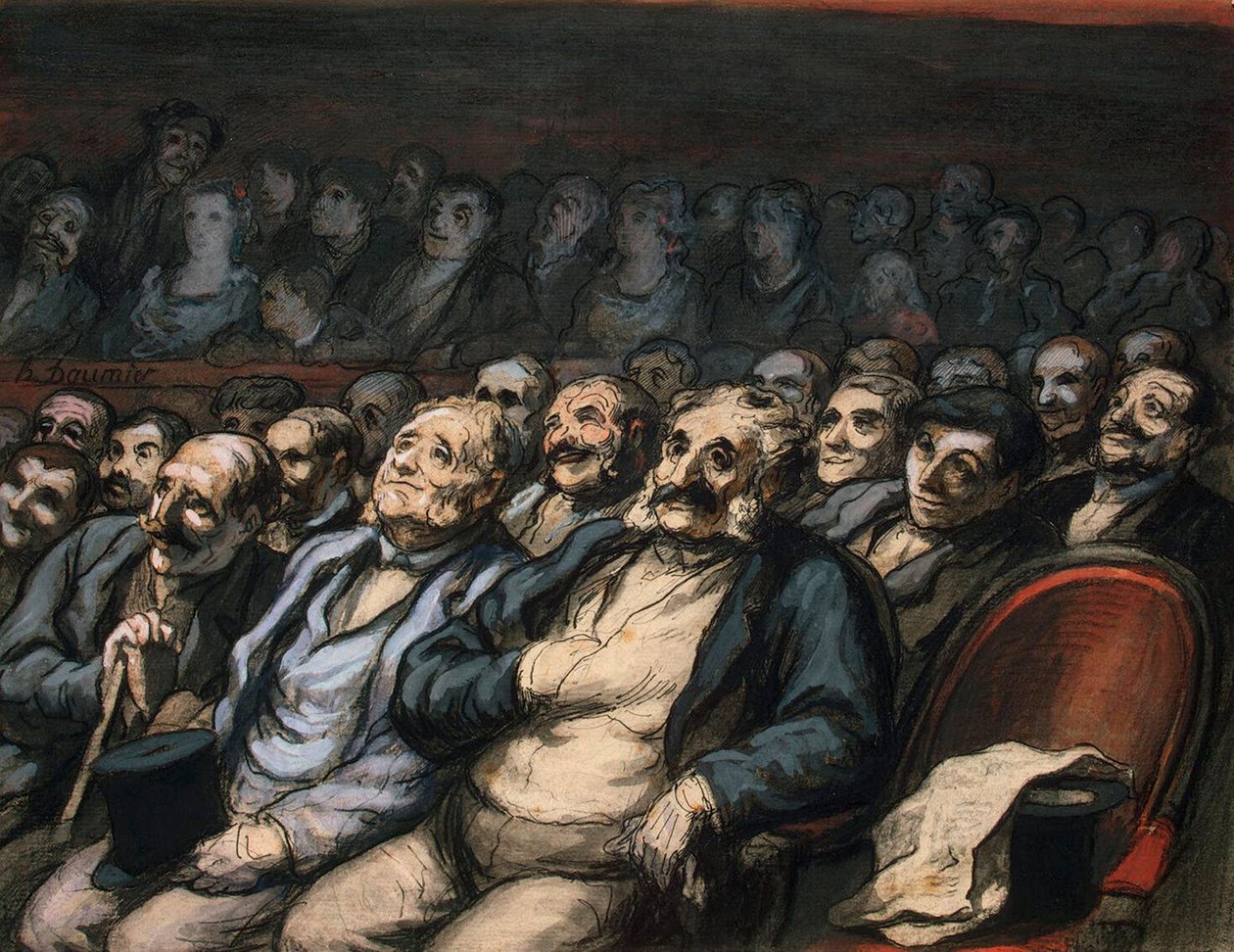 Zenekari szék, 1856-1858. alkotó: Honoré Daumier