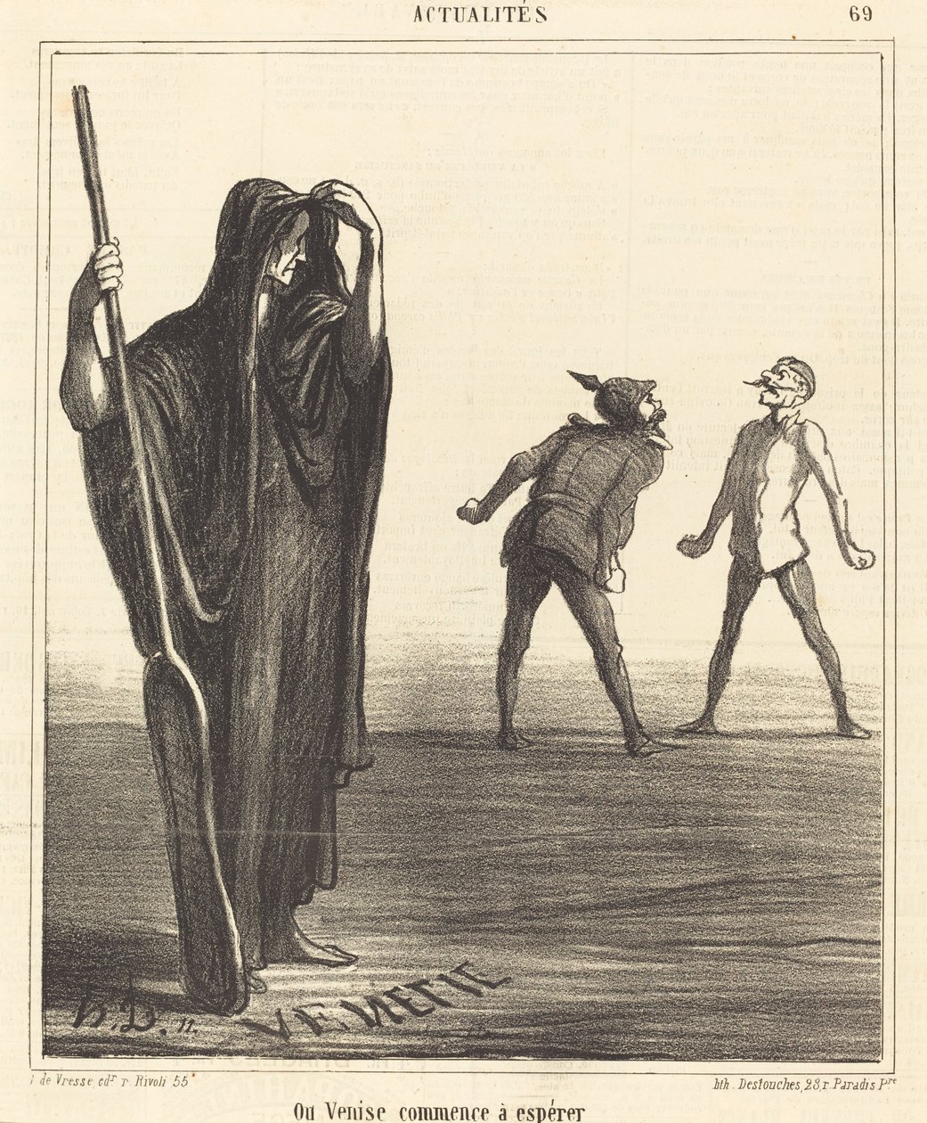 Ahol Velence reménykedni kezd alkotó: Honoré Daumier