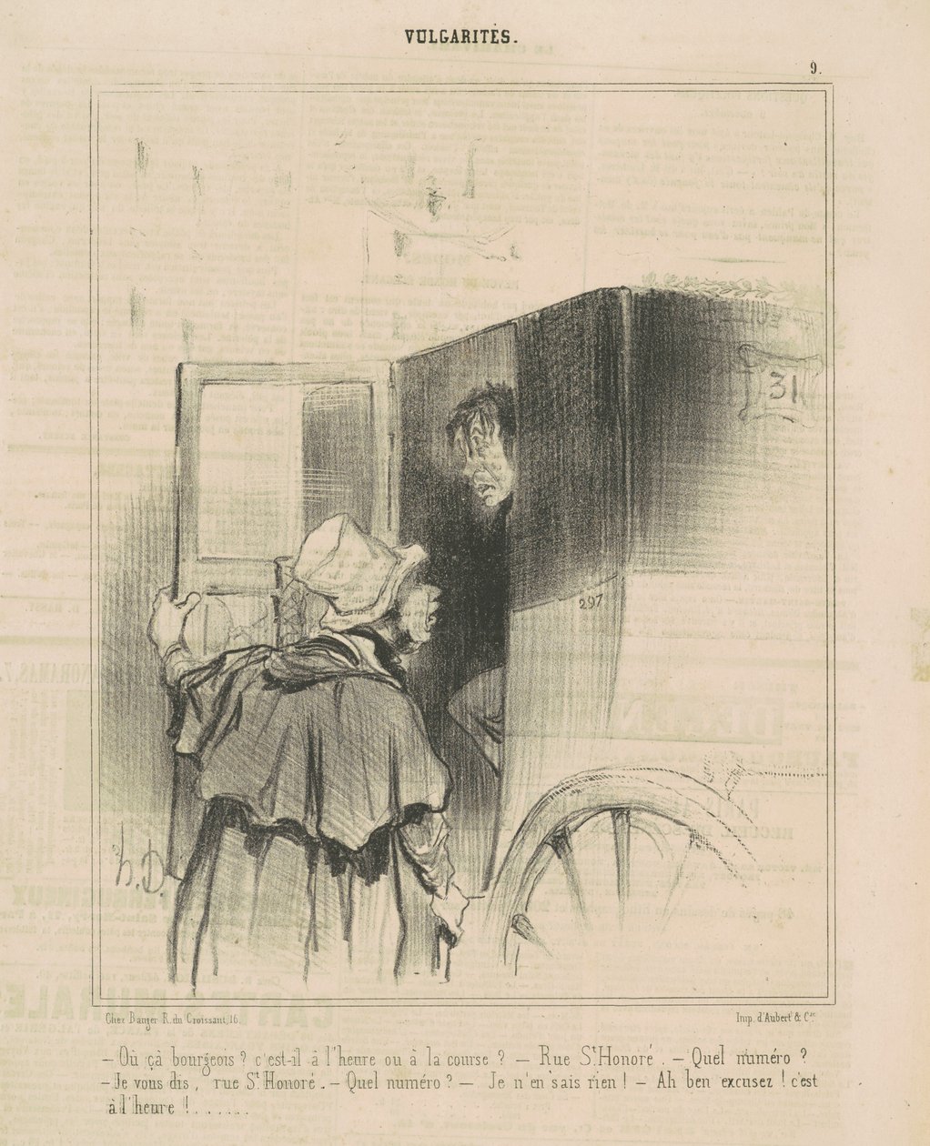 Vagy ez burzsoá? Itt az idő vagy... alkotó: Honoré Daumier