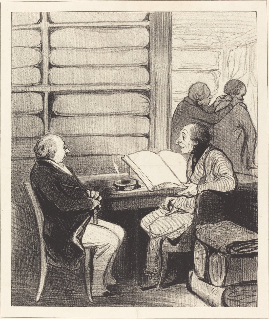 Igen, kedves Monsieur Badoulard, én... alkotó: Honoré Daumier