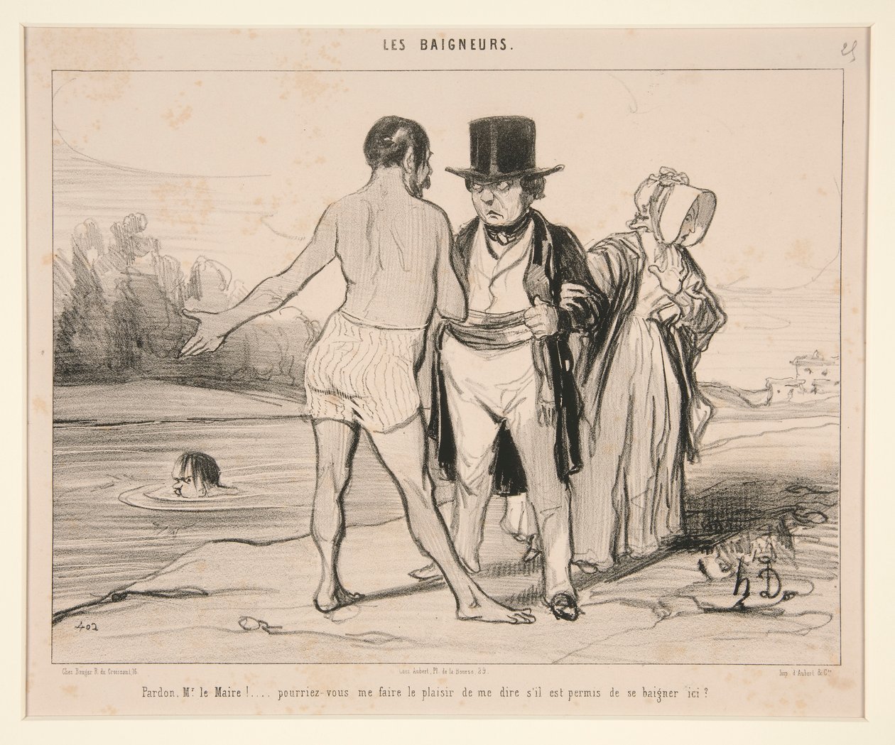 Elnézést Polgármester úr! alkotó: Honoré Daumier