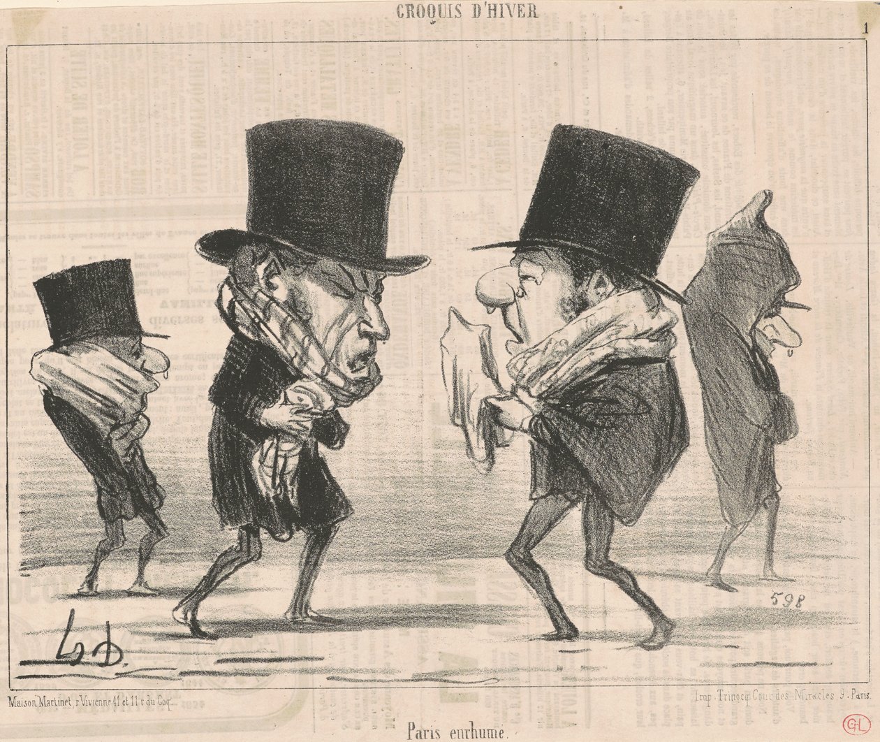 Párizs megfázott alkotó: Honoré Daumier