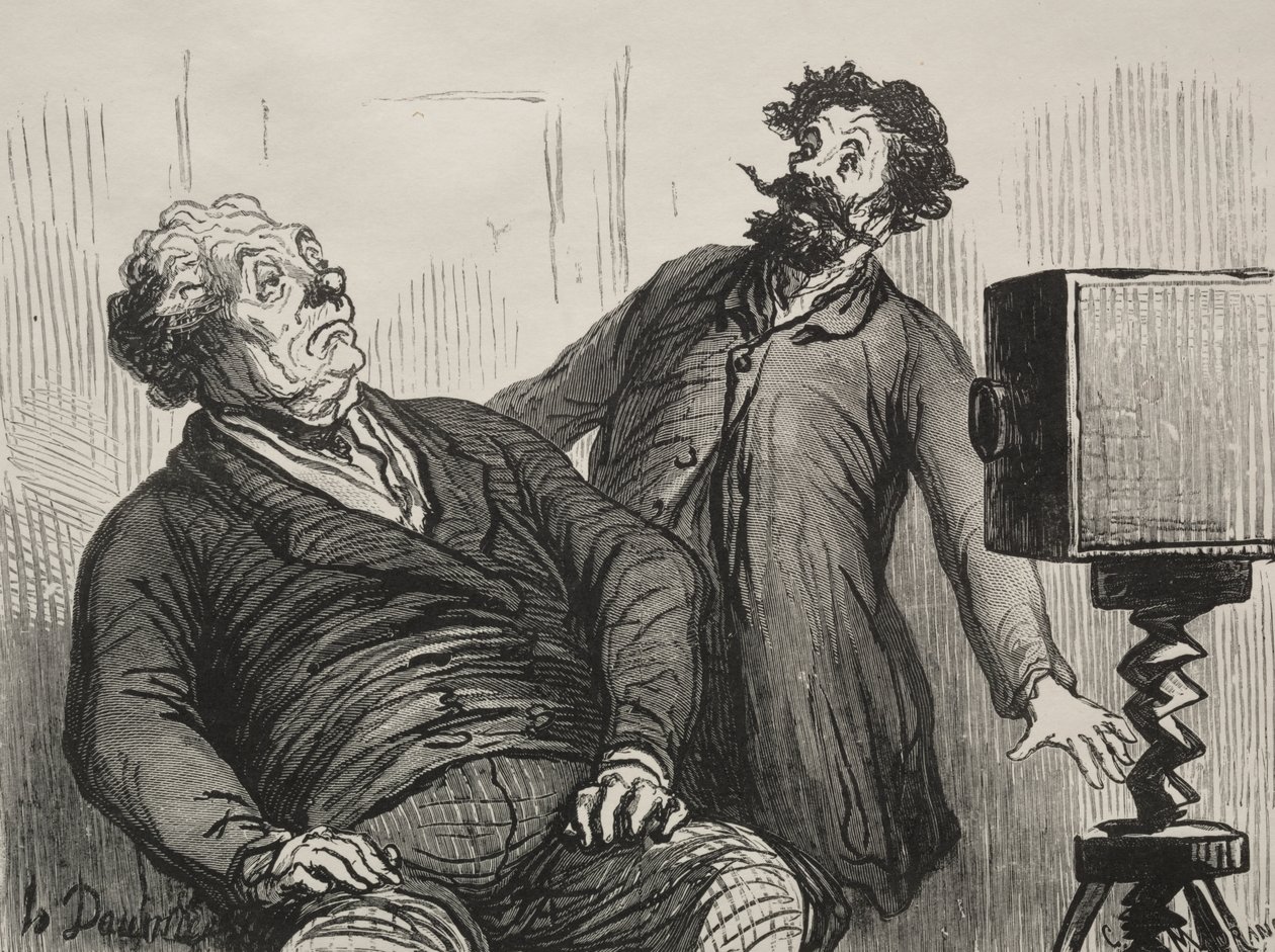 Fotós és fényképezett alkotó: Honoré Daumier