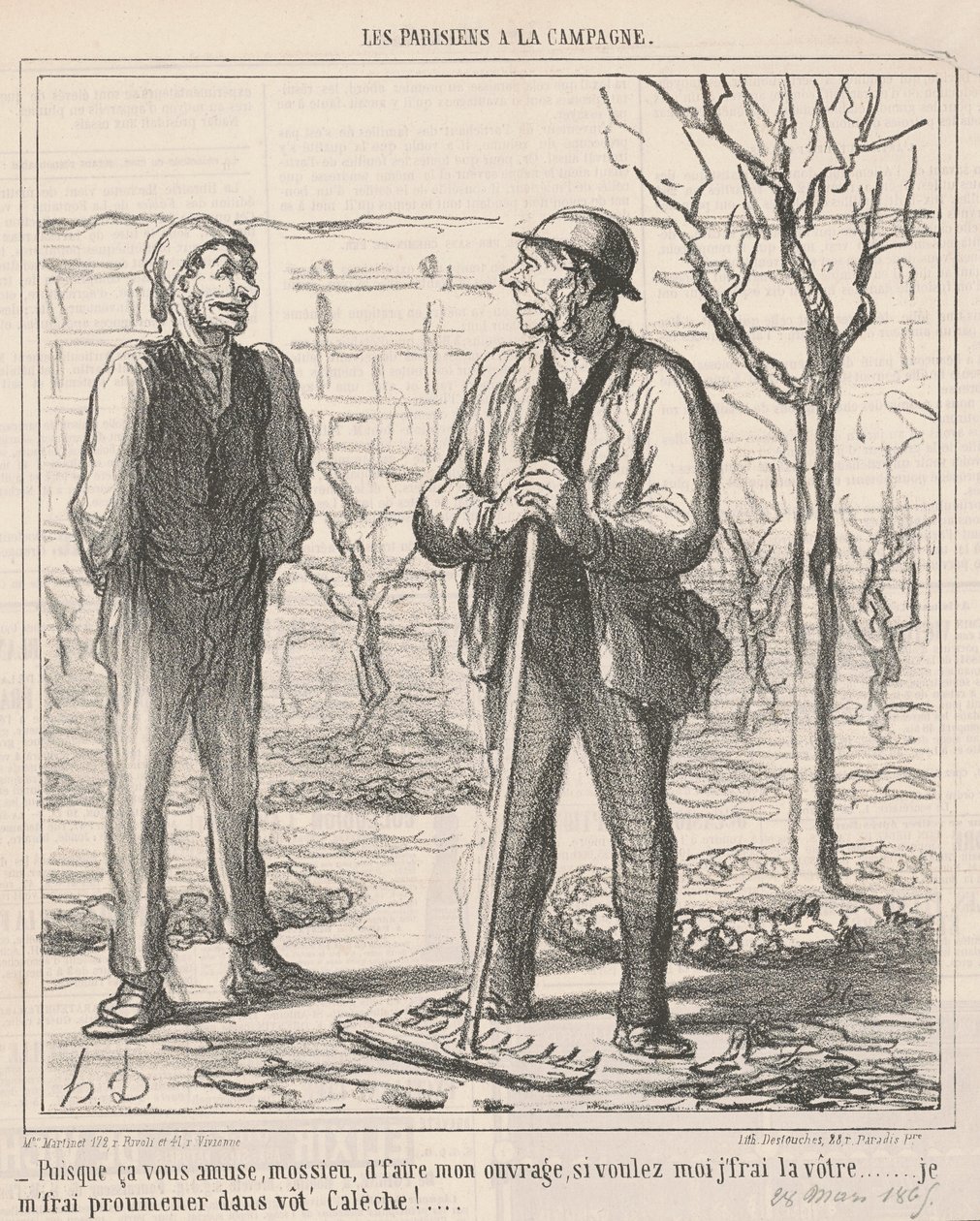 Gondolom ez szórakoztat... alkotó: Honoré Daumier