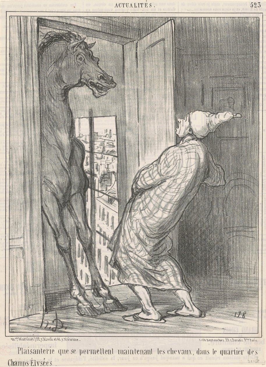 Vicc, ami lehetővé teszi egymásnak... alkotó: Honoré Daumier