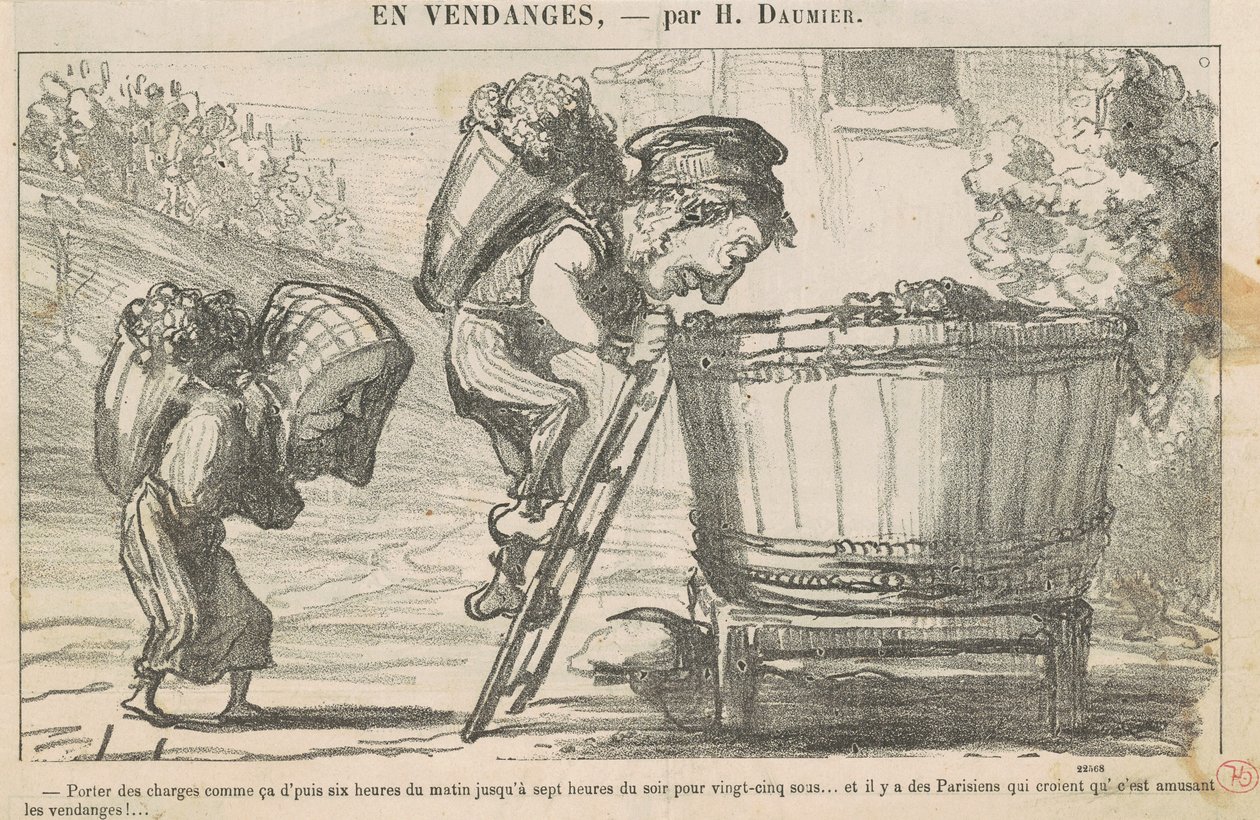 Hordj ilyen terheket, akkor hatkor... alkotó: Honoré Daumier