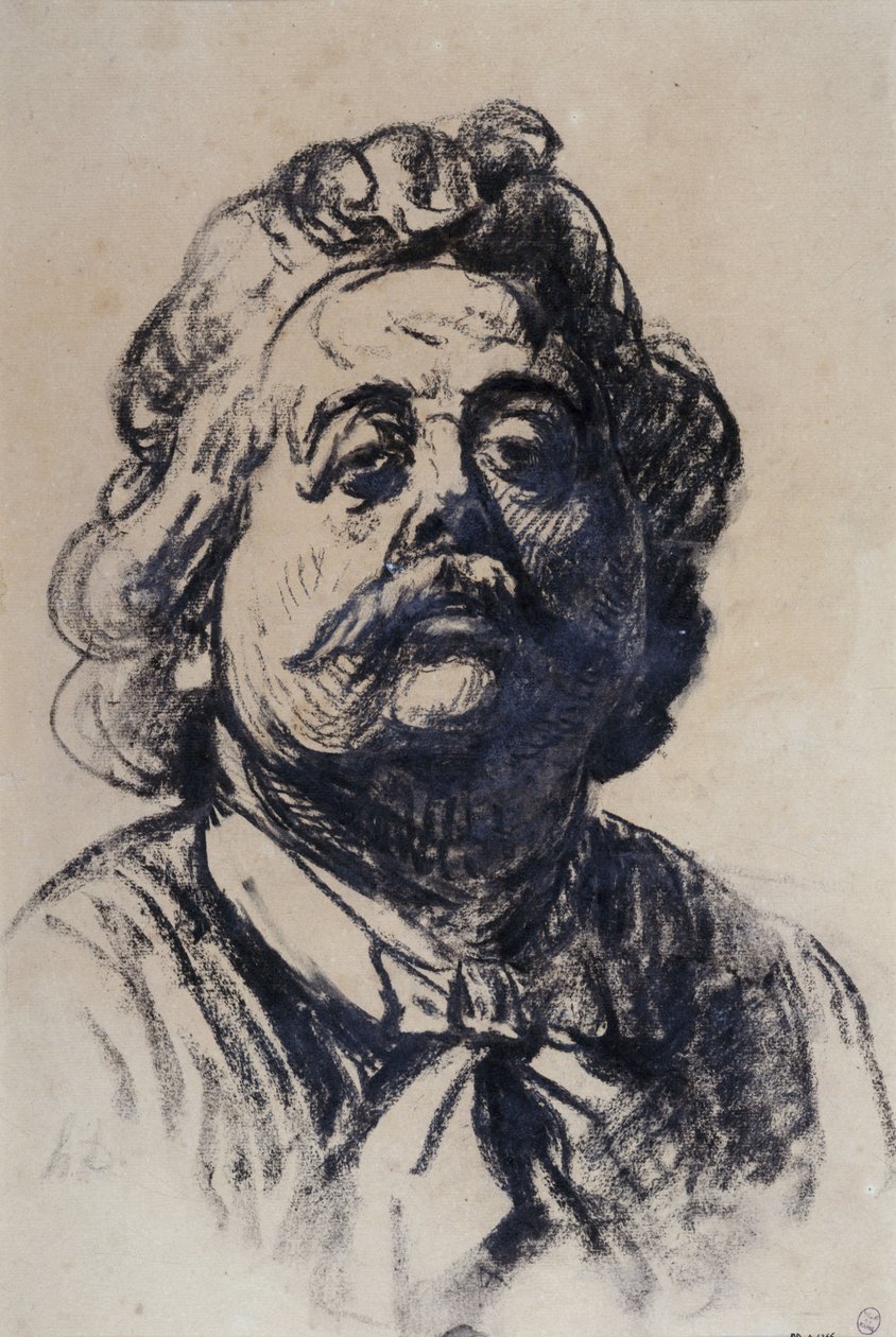 Pierre Carrière-Belleuse portréja 1851-1933, c. 1890. alkotó: Honoré Daumier