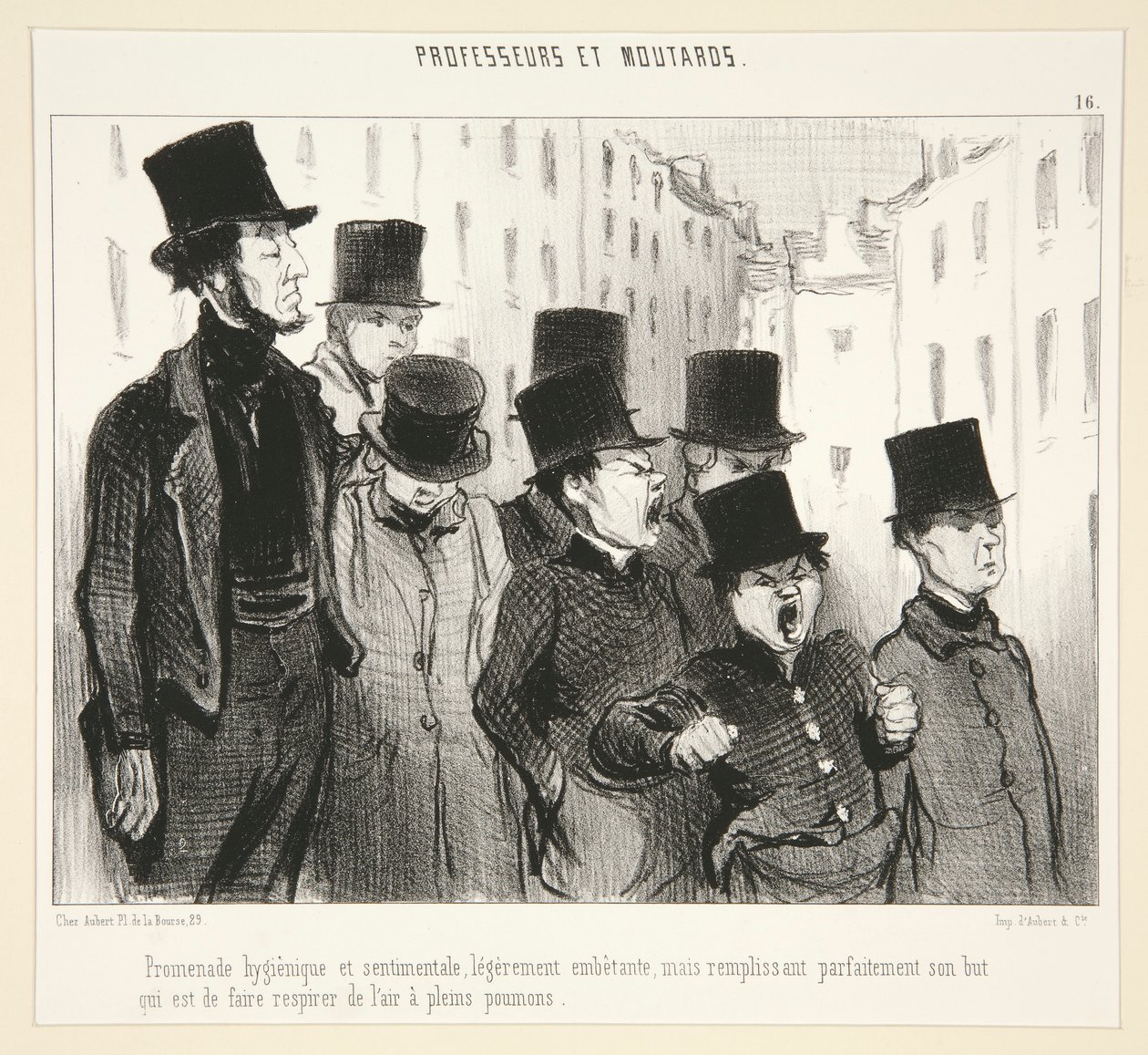 Promenade hygi alkotó: Honoré Daumier