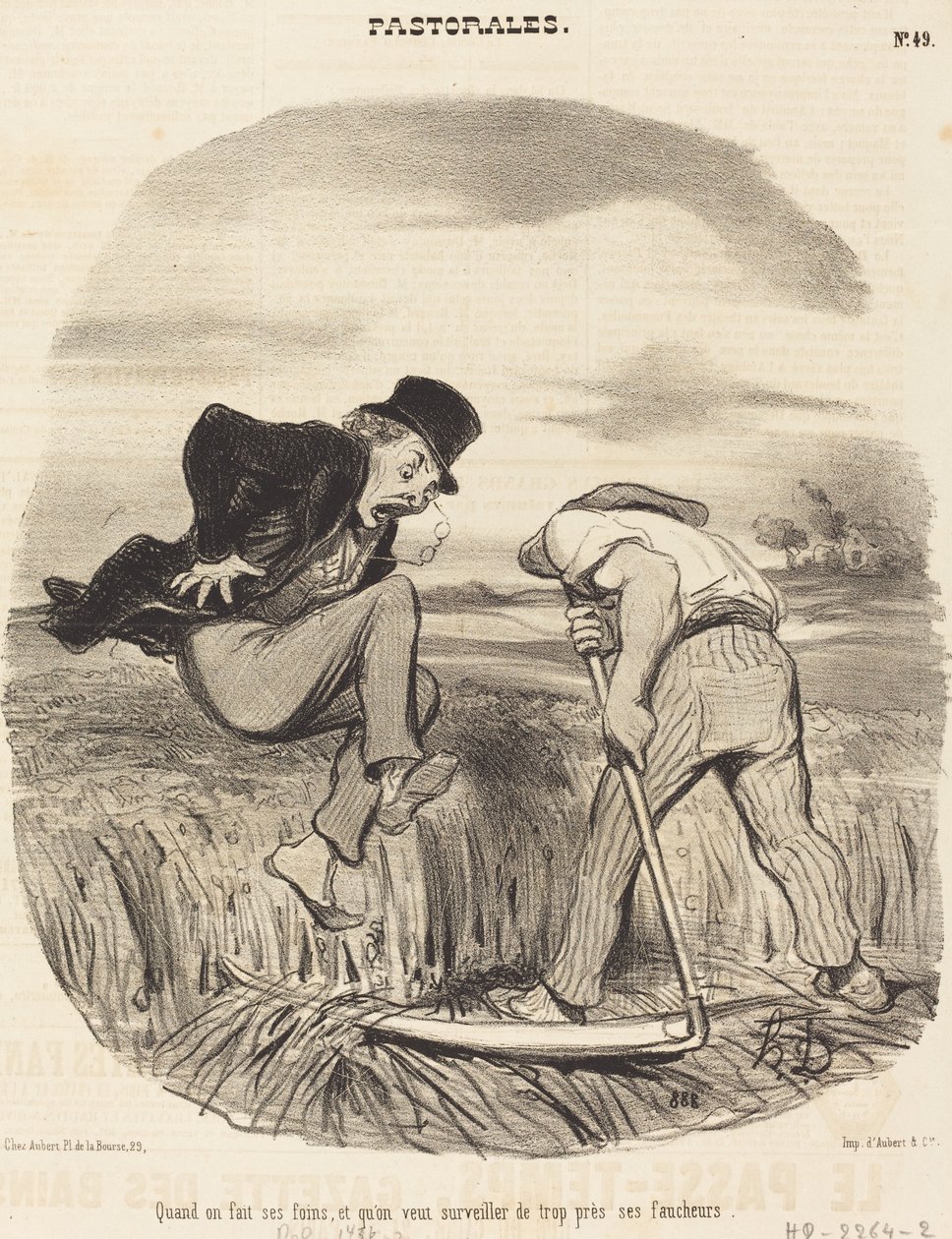 Amikor megcsináljuk a szénát... alkotó: Honoré Daumier