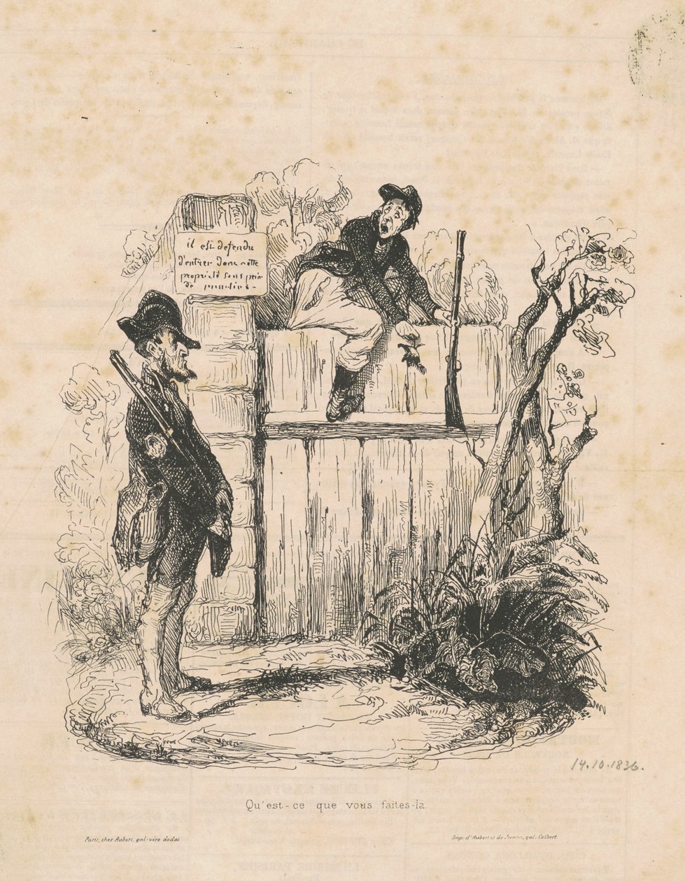 Mit csinálsz itt... alkotó: Honoré Daumier
