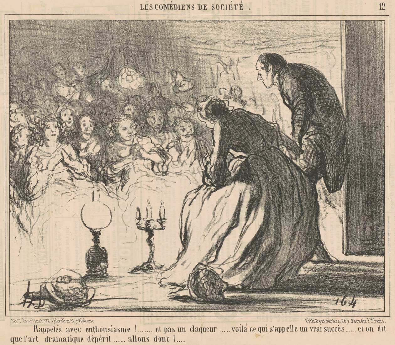 Lelkesedéssel emlékezett vissza! ... alkotó: Honoré Daumier