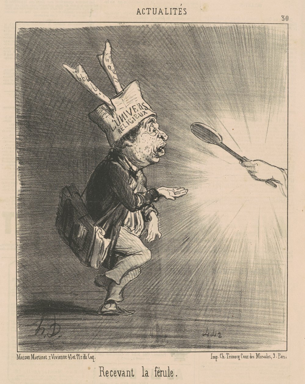 A hüvely fogadása alkotó: Honoré Daumier