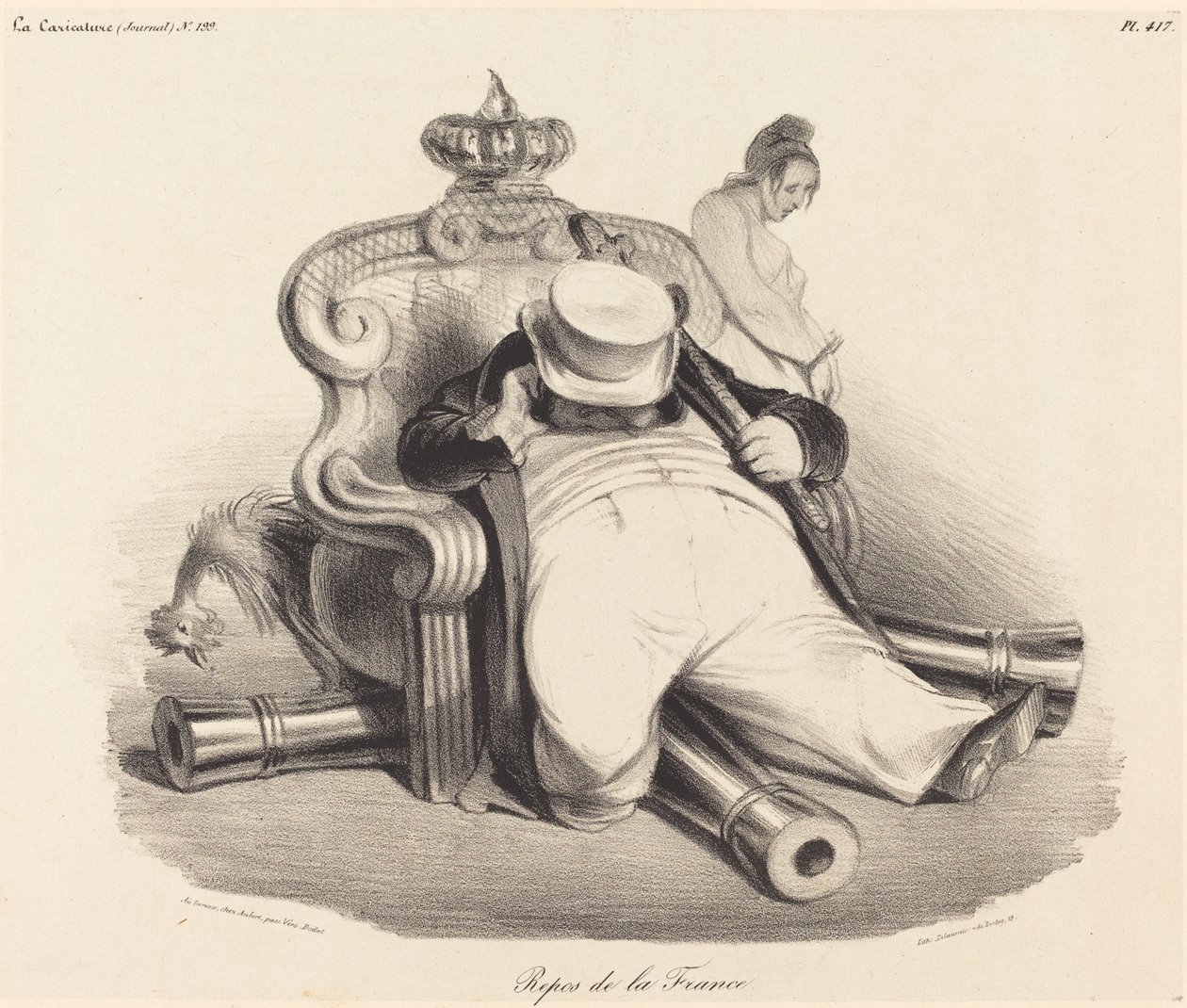 Franciaország többi része alkotó: Honoré Daumier