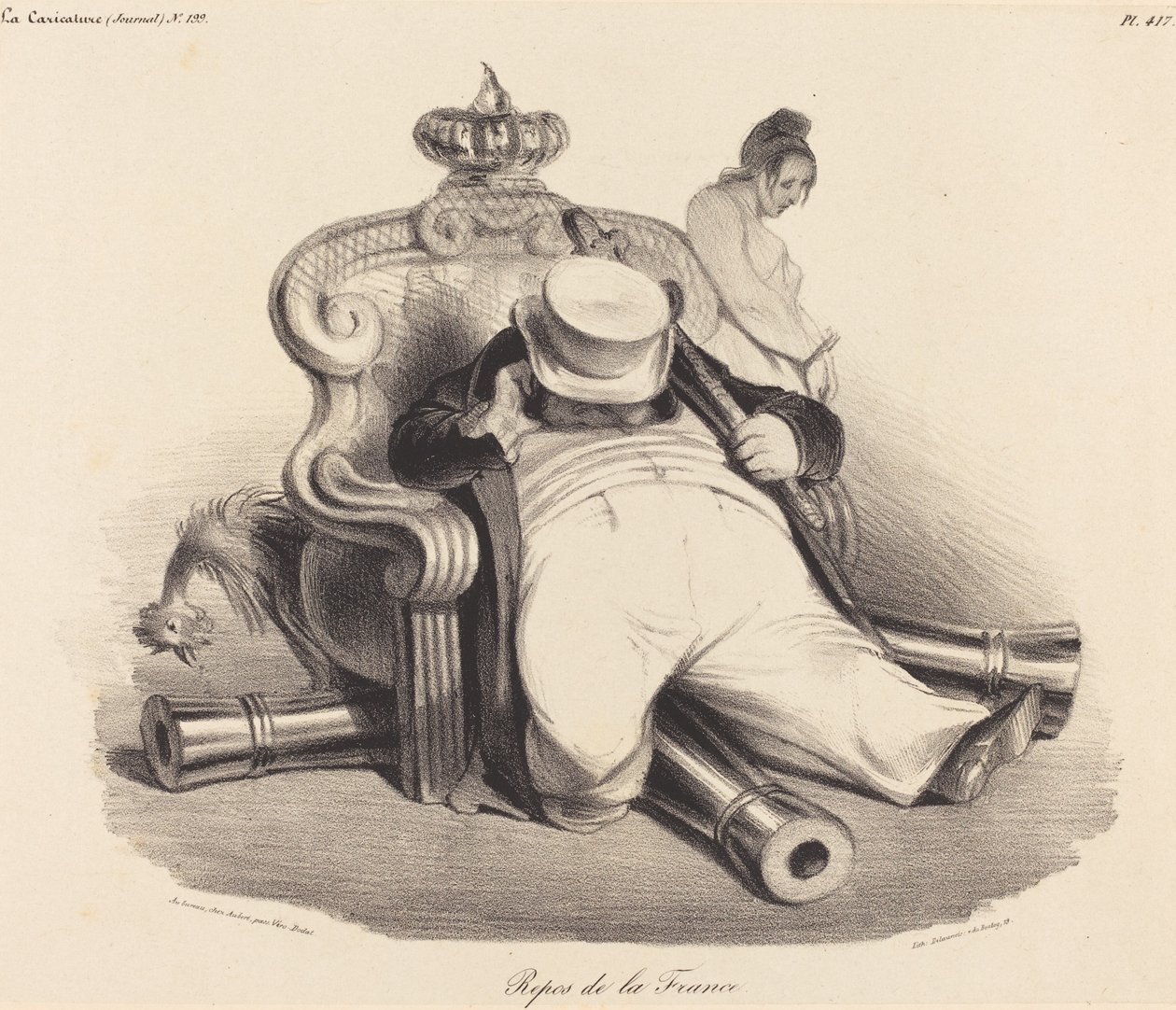 Franciaország többi része alkotó: Honoré Daumier