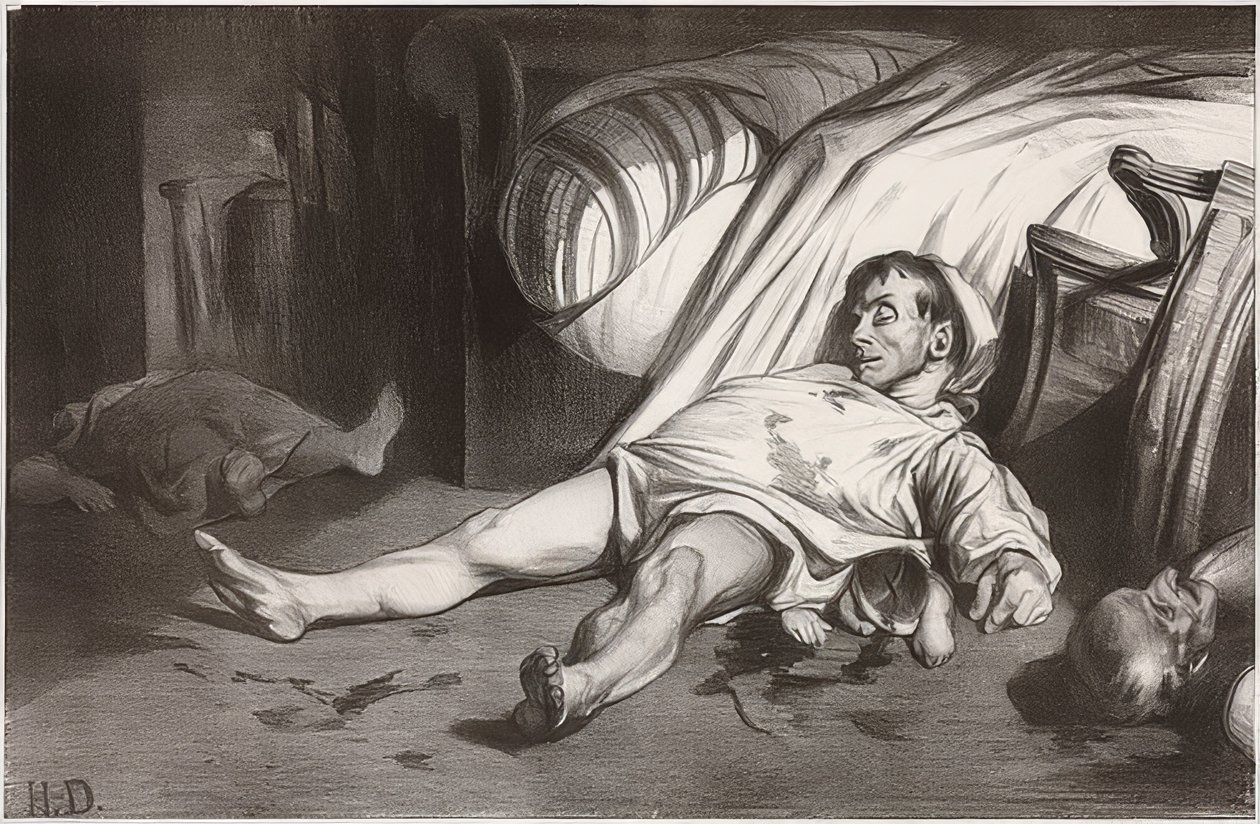 Rue Transnonain, 1834. április 15. 1834 alkotó: Honoré Daumier