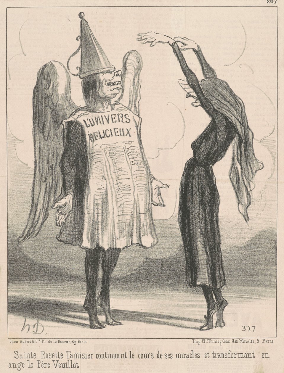 Saint Rosette Tamisier... alkotó: Honoré Daumier