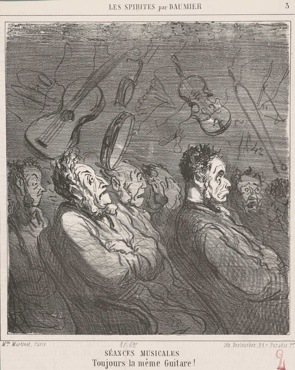Zenei foglalkozások alkotó: Honoré Daumier