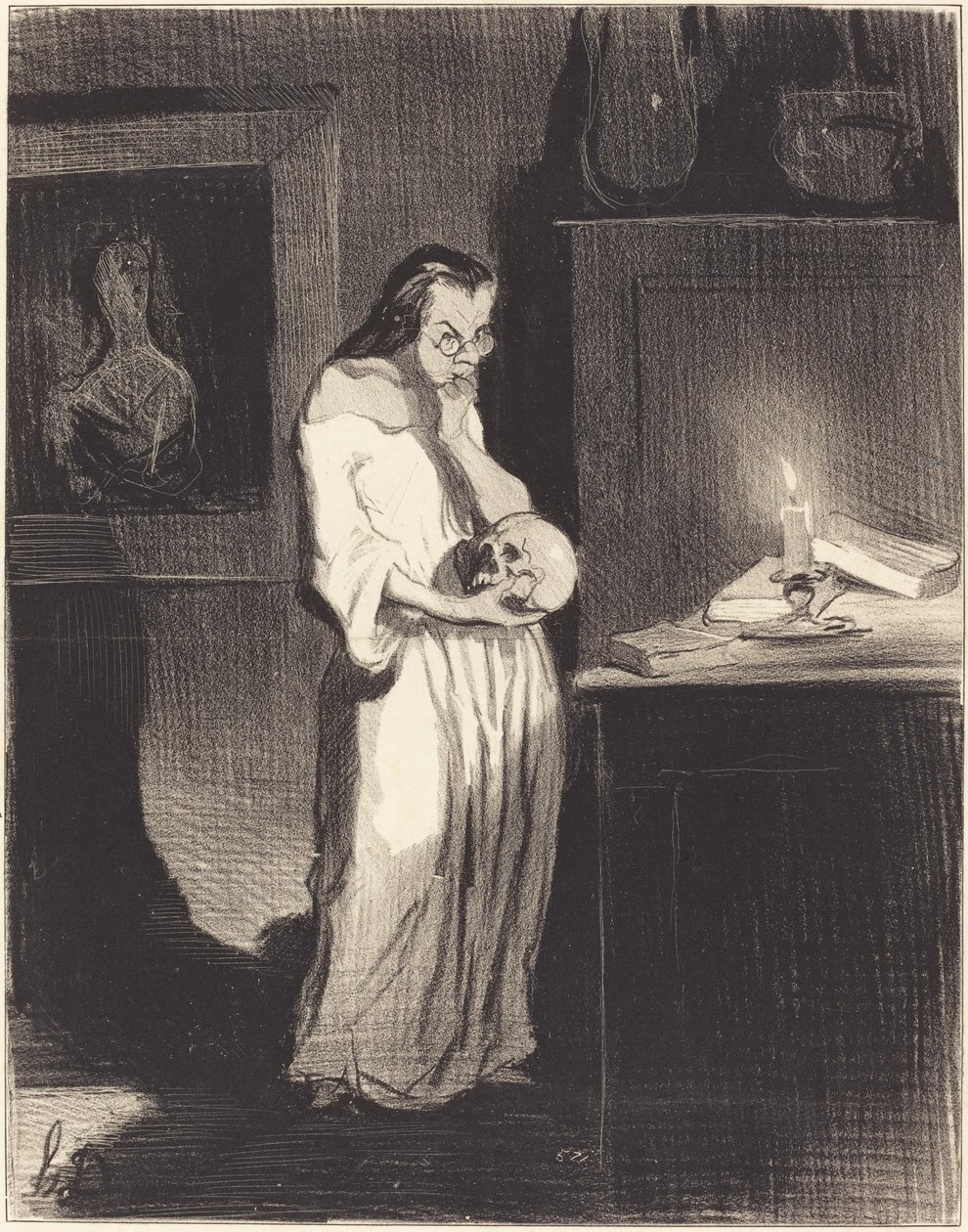 Rohadt gyerekes gazember hajrá!... alkotó: Honoré Daumier