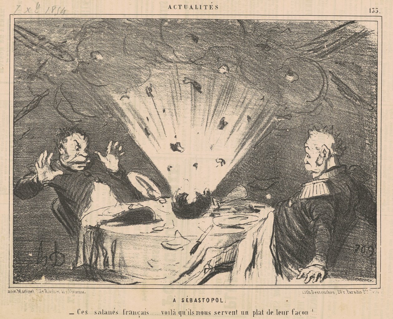 Szevasztopol alkotó: Honoré Daumier