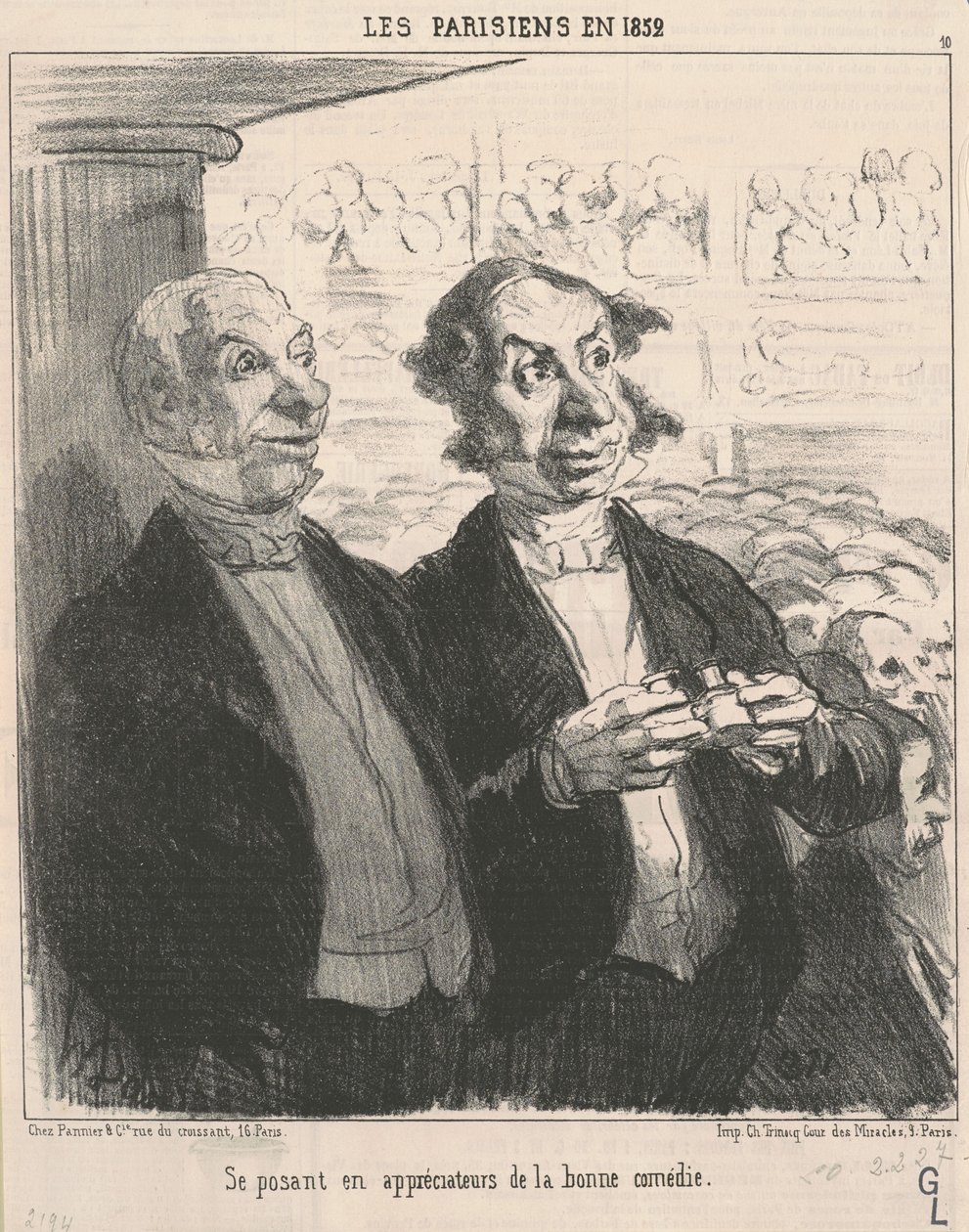 elismerőnek adja ki magát alkotó: Honoré Daumier