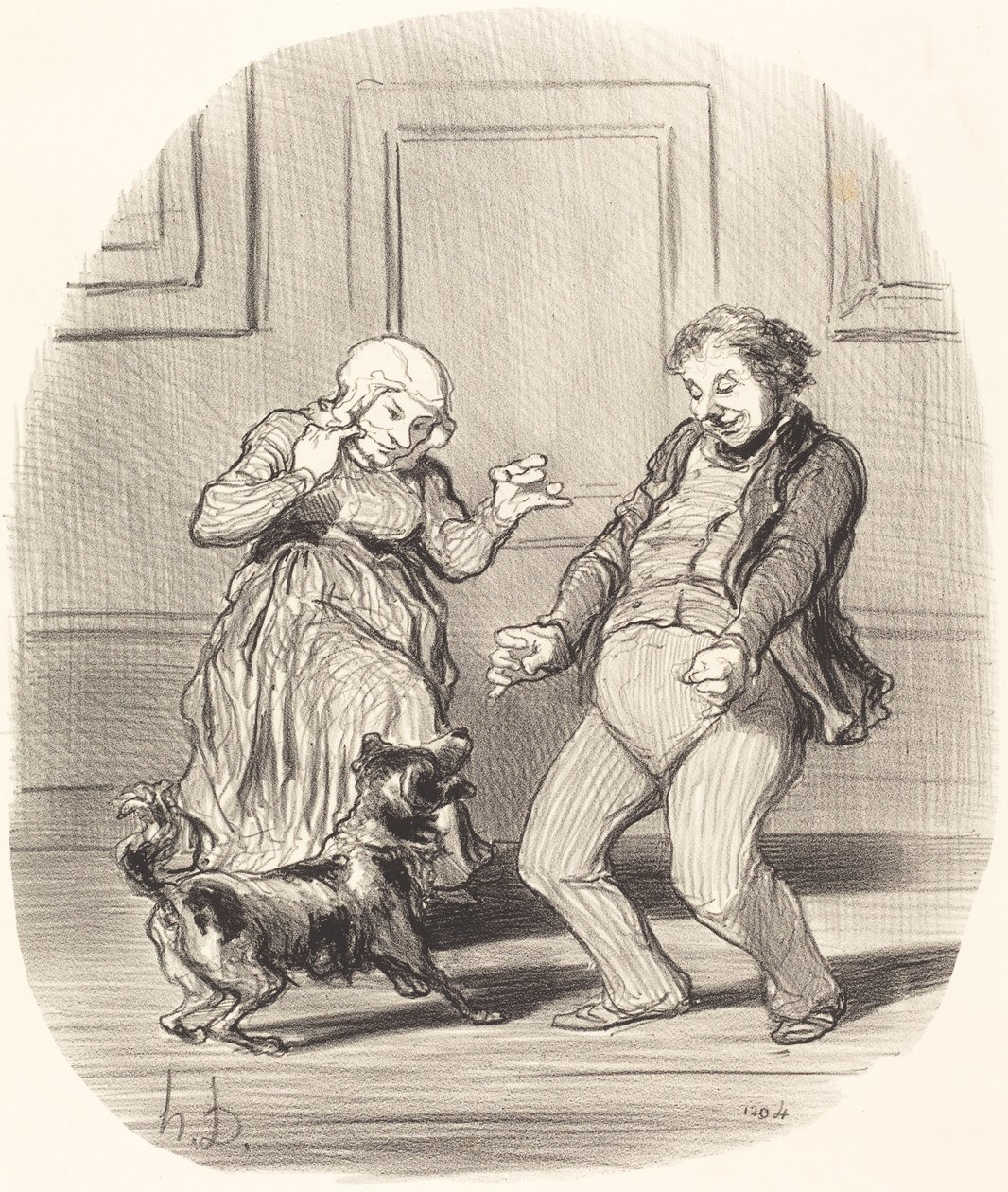 Örvendek... a kánikula végén alkotó: Honoré Daumier